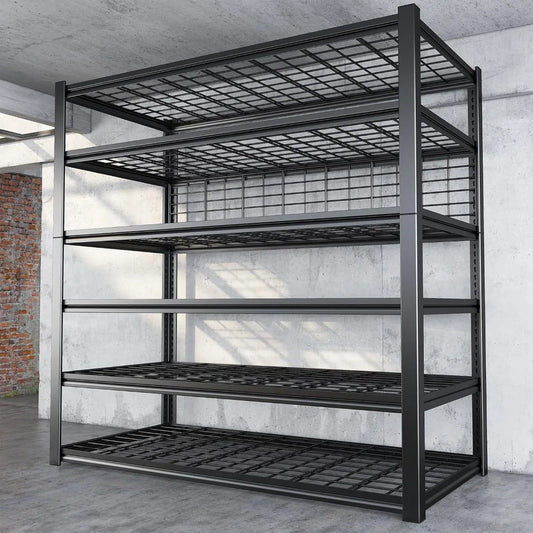 HUANZHUANG 6 Tier Heavy Duty Garage Shelving 3500LBS