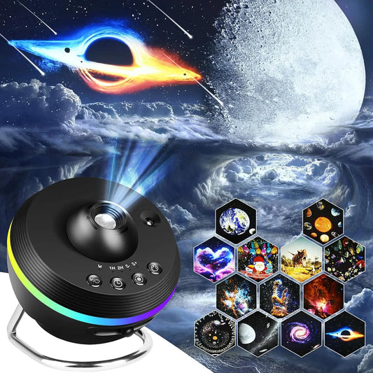 Mexllex Meteor Starry Galaxy Projector Night Light With LED