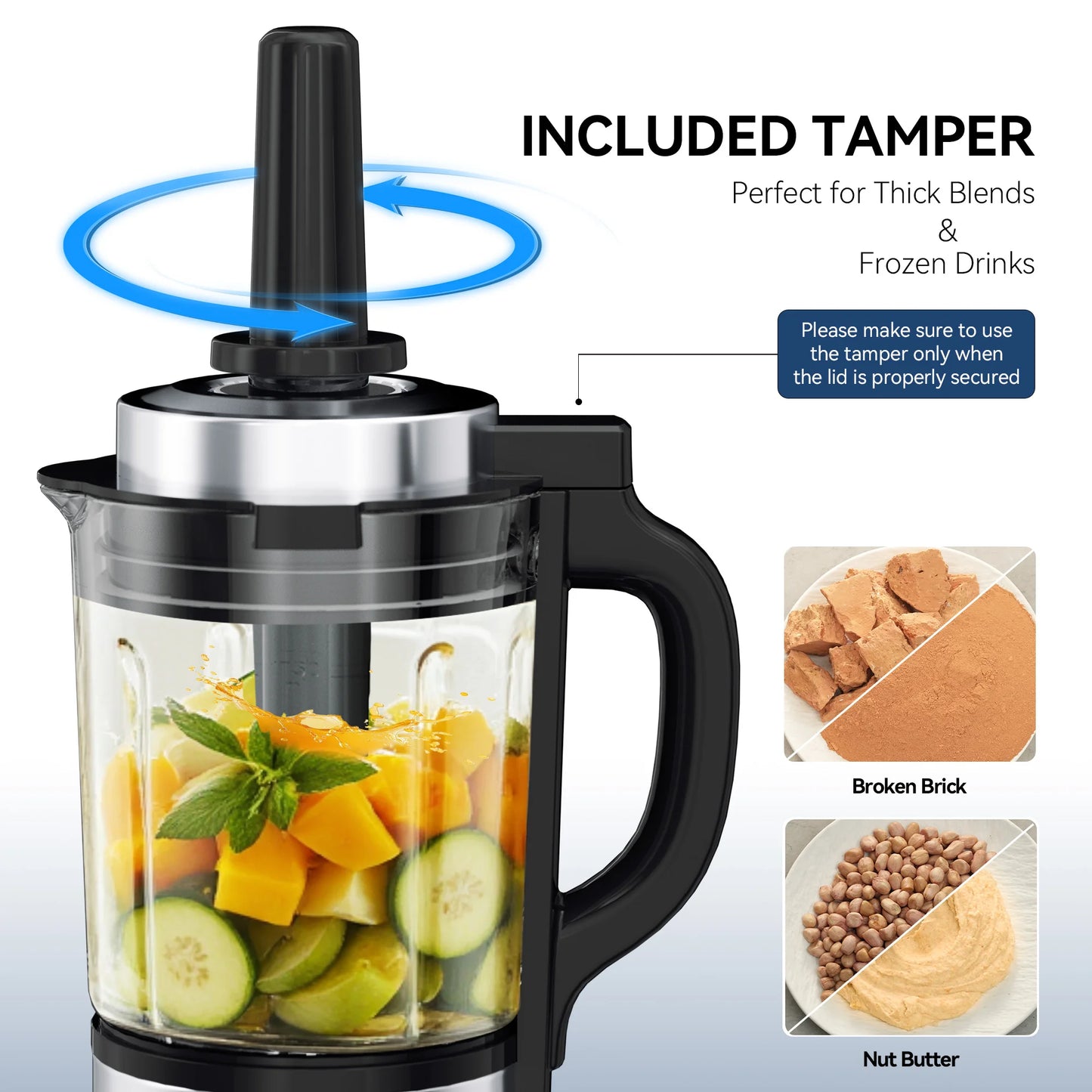 Astralship Ash01-B 1500W High Speed Countertop Blender
