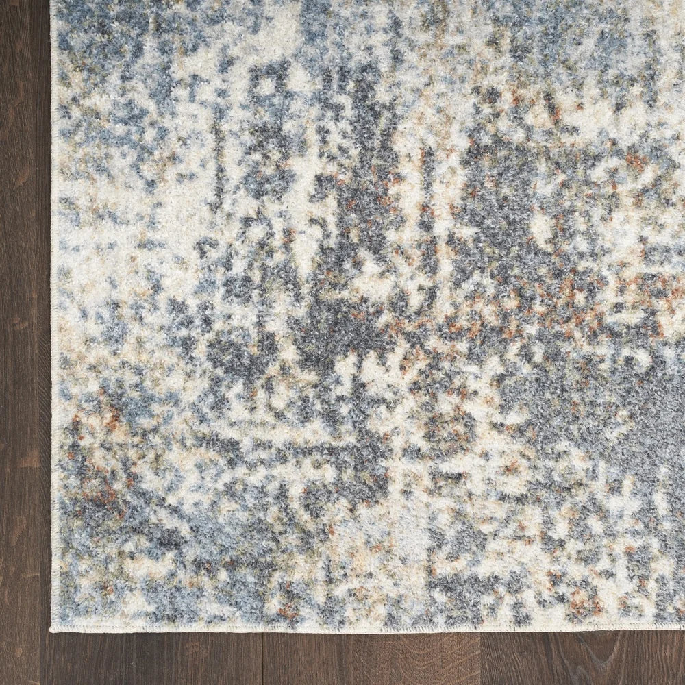 Astra Machine Washable Abstract Area Rug Easy Clean