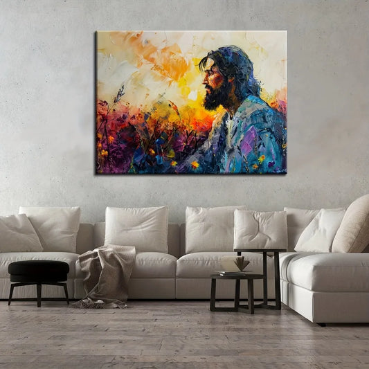 Hign-concerned Pine Frame Canvas Art For Living Room Decor