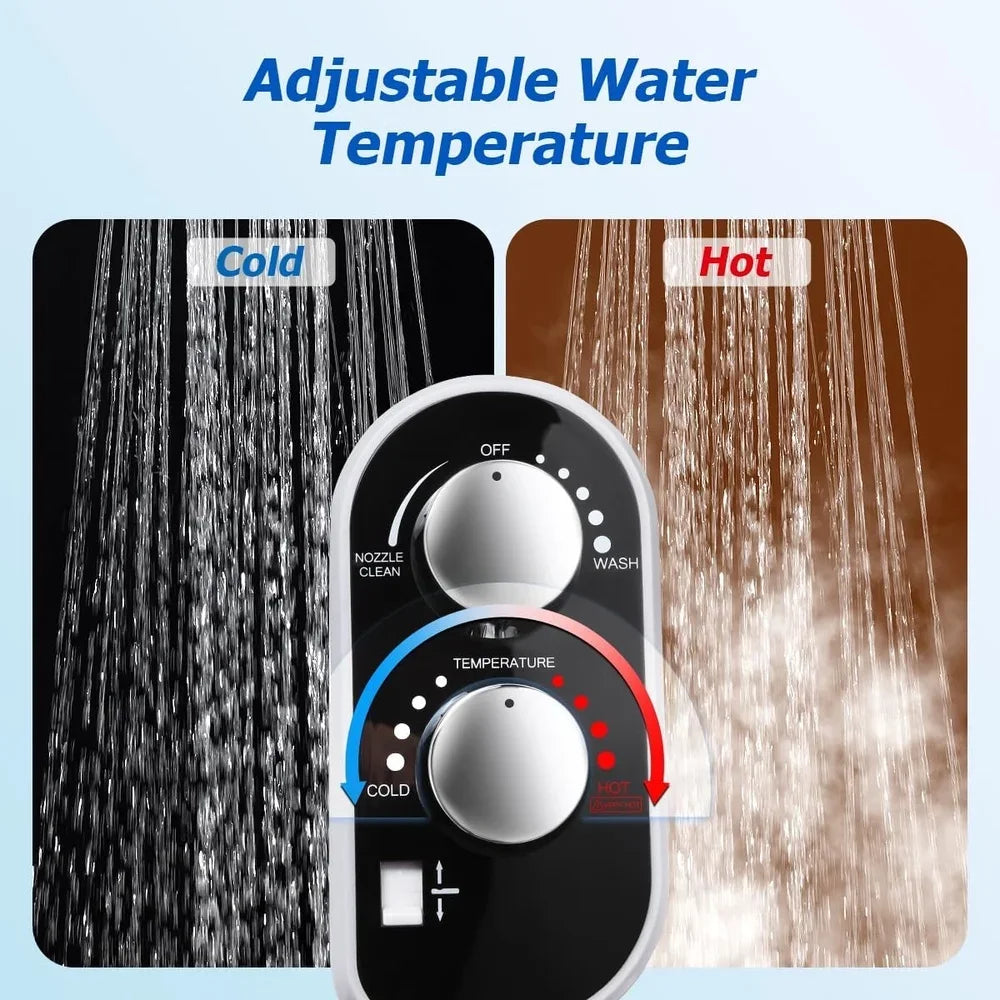 XMSJ Hot Cold Bidet Attachment Adjustable Pressure Nozzle