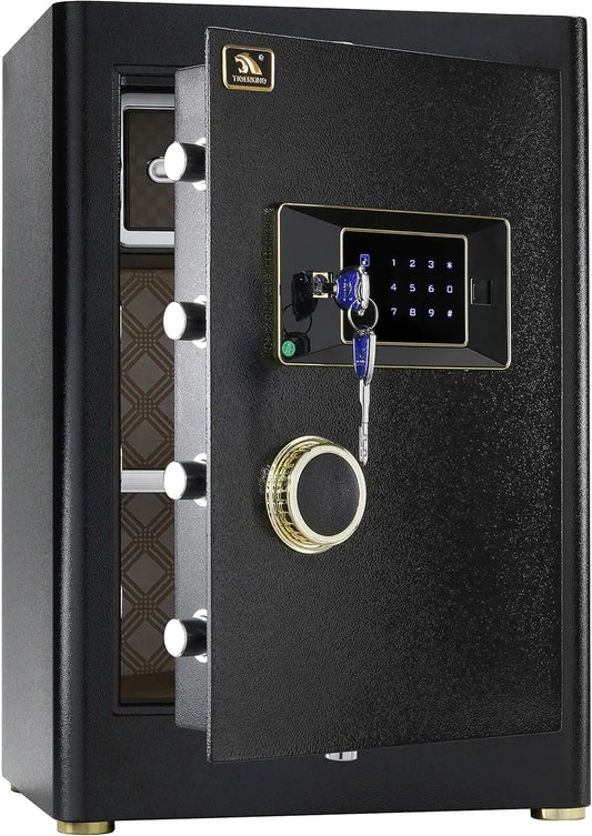 XMSJ Heavy Duty Safe Box With Touch Screen Keypad Lock