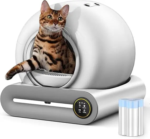 Automatic Cat Litter Box Robot For Multiple Cats App Control