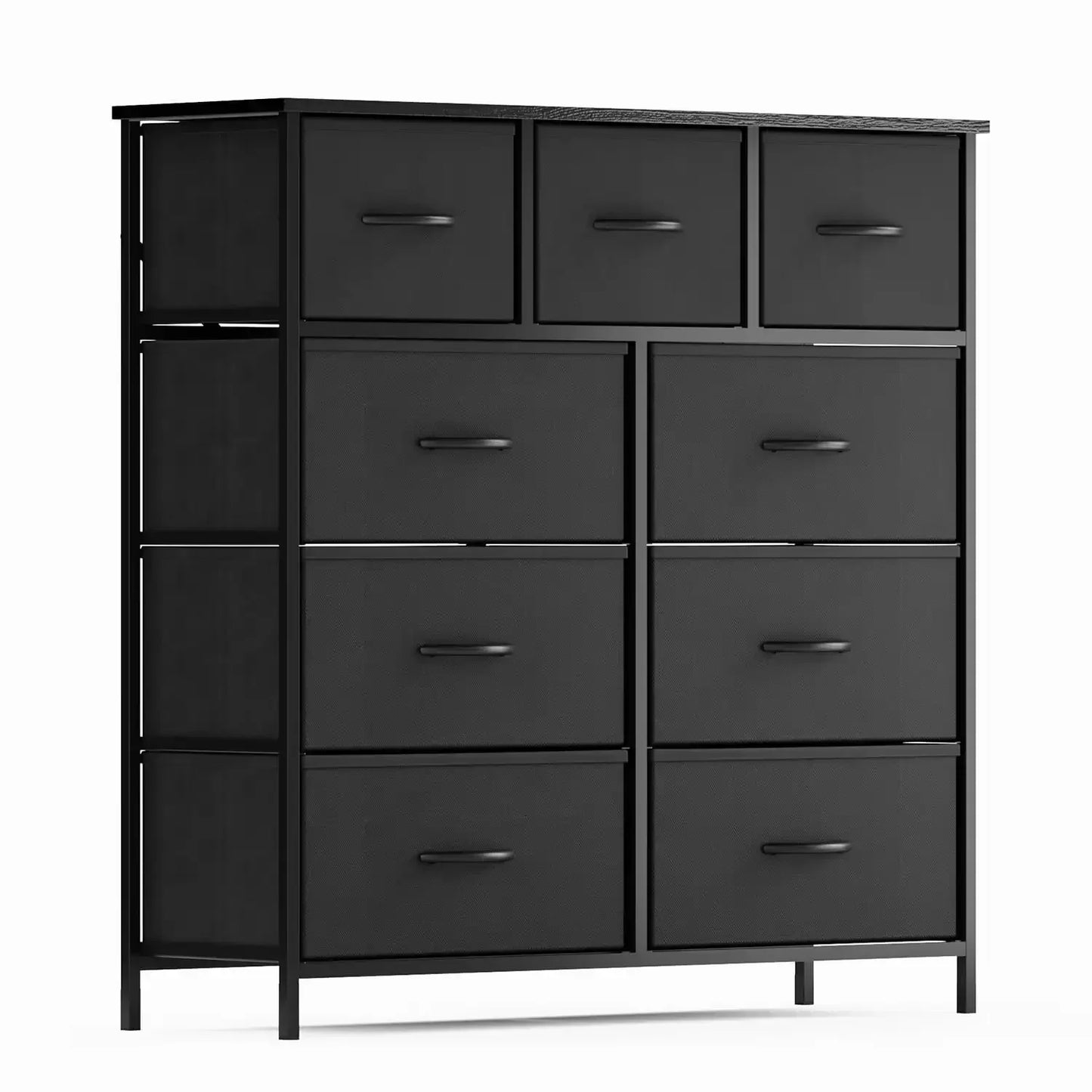 XMSJ Fabric Dresser For Bedroom Nine Drawer Organizer