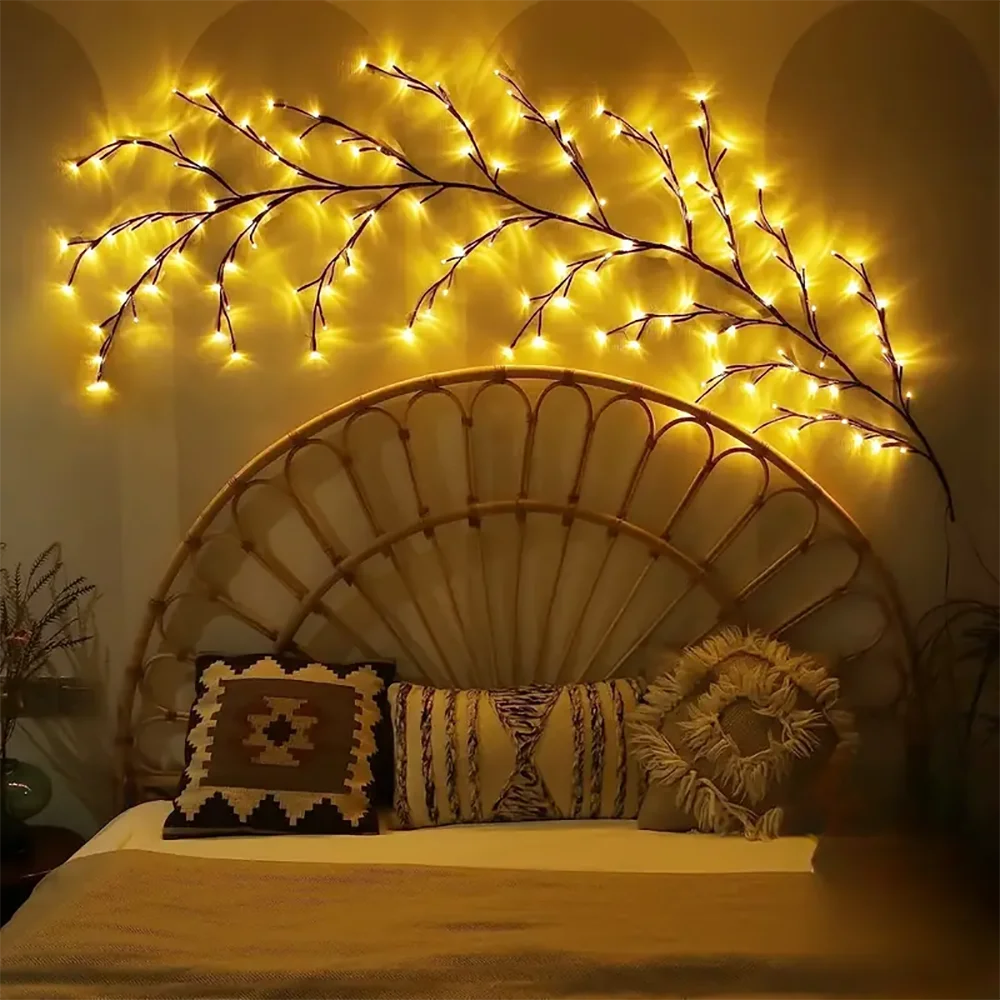WELPUR 96LED Solar Outdoor String Lights Tree And Vine