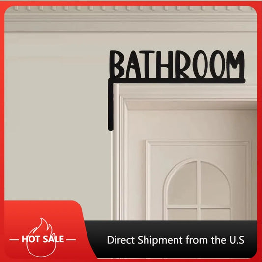 HELLOYOUNG Wall Mounted Bathroom Sign Letter And Number