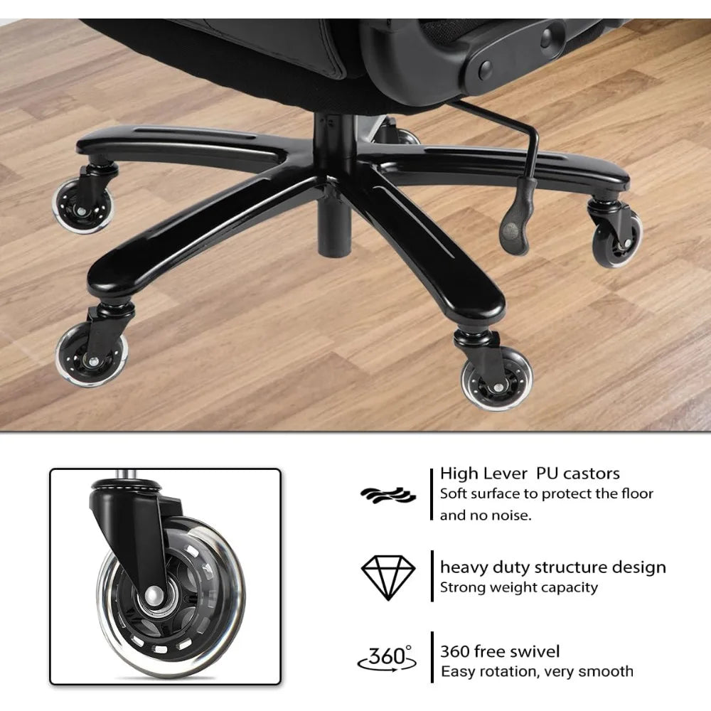 Heavy Duty 500lbs Big And Tall Office Chair 360 Deg Swivel