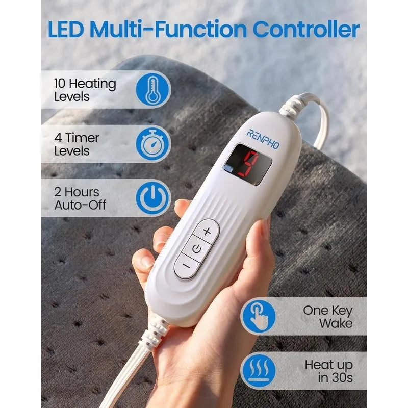 HAOYUNMA Heated Pad Electric Throw For Back Pain And Cramps