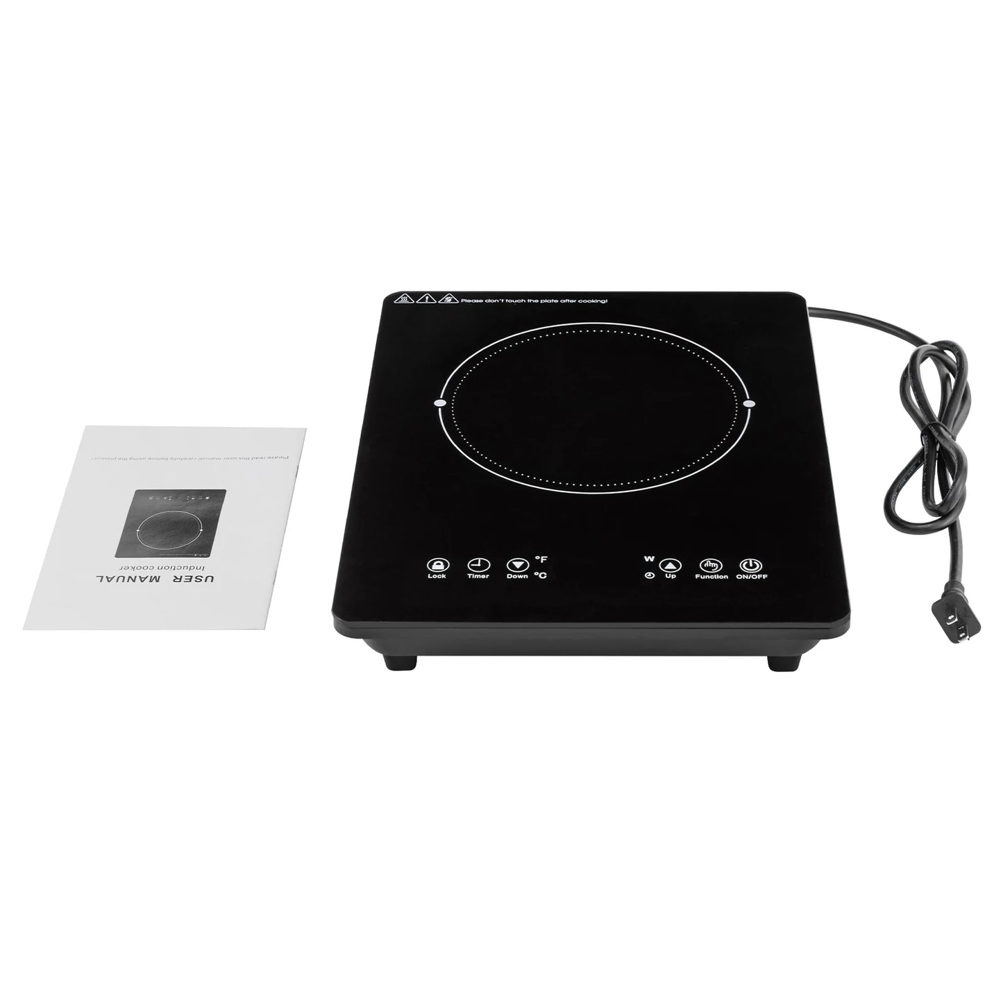 Sweetmile 1800W Induction Cooktop Low Noise Portable Hot Plate