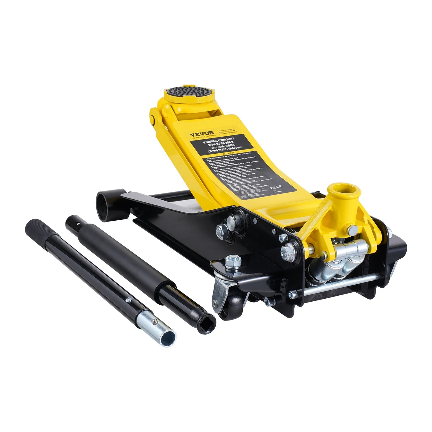 SucceBuy Low Profile Floor Jack Heavy Duty Hydraulic Car Jack