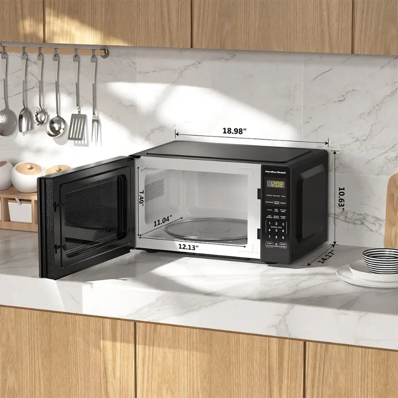 HAOYUNMAC Hamilton Beach 900W Countertop Microwave Oven