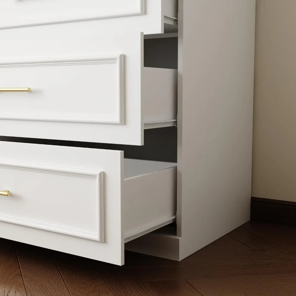 FUFU GAGA Wardrobe Closet With Glass Doors Modern Armoire