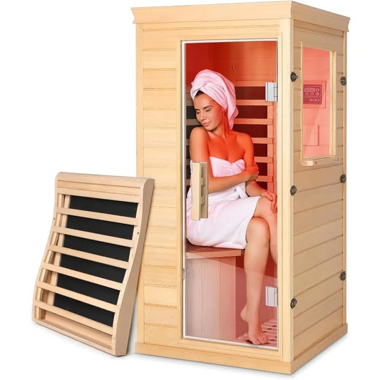 Hign-concerned Infrared Sauna With Backrest And Bluetooth