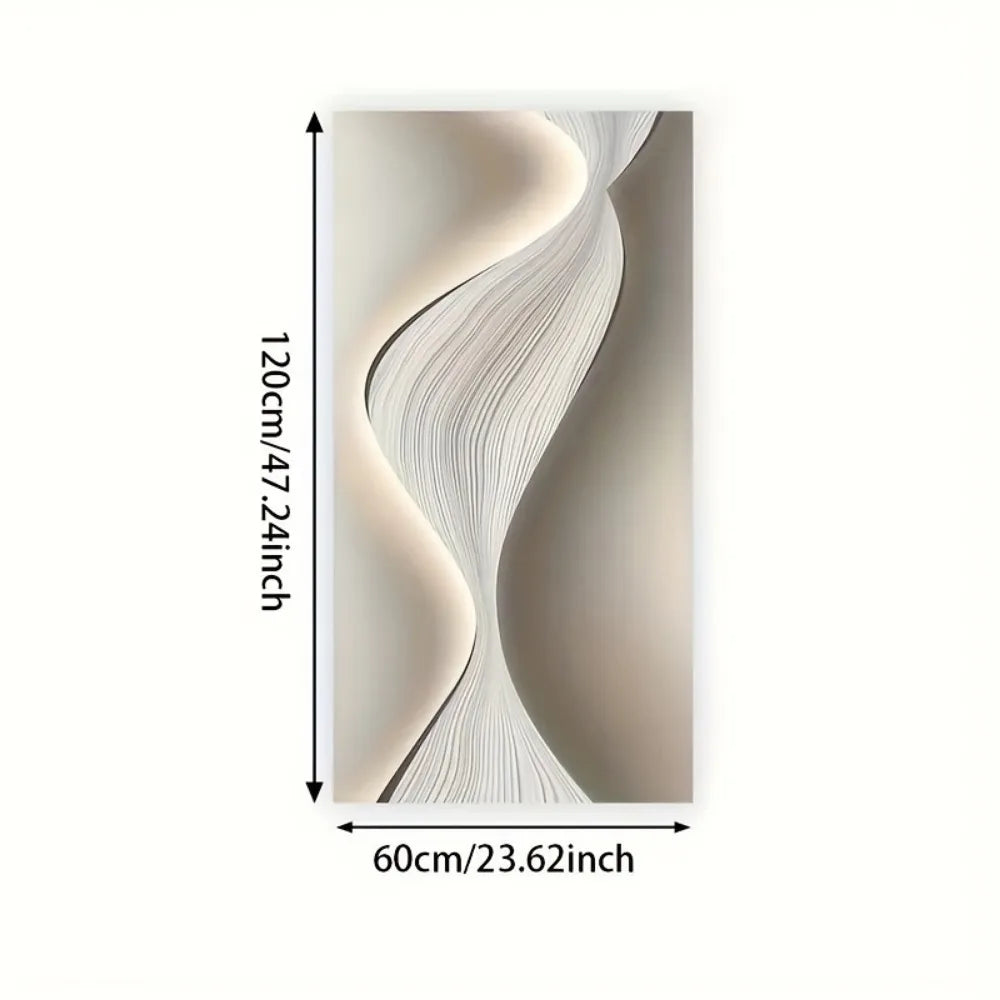 Hign-concerned Modern Abstract Silk Canvas Wall Art Frame