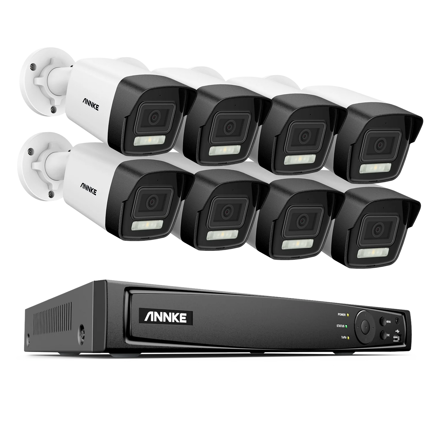 ANNKE 8 Channel 4K PoE NVR Security System With Cameras