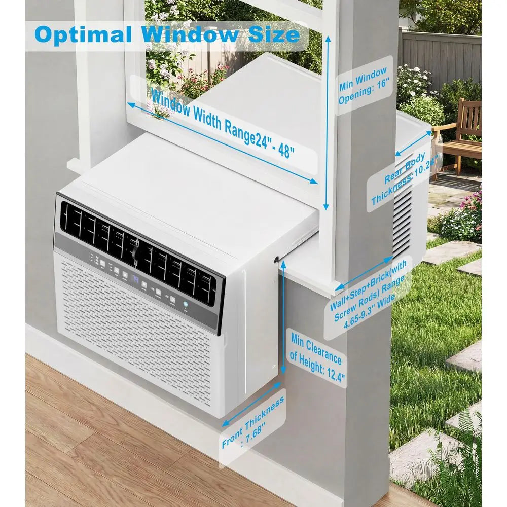 UShaped Window Air Conditioner 12000 BTU 6in1 Unit