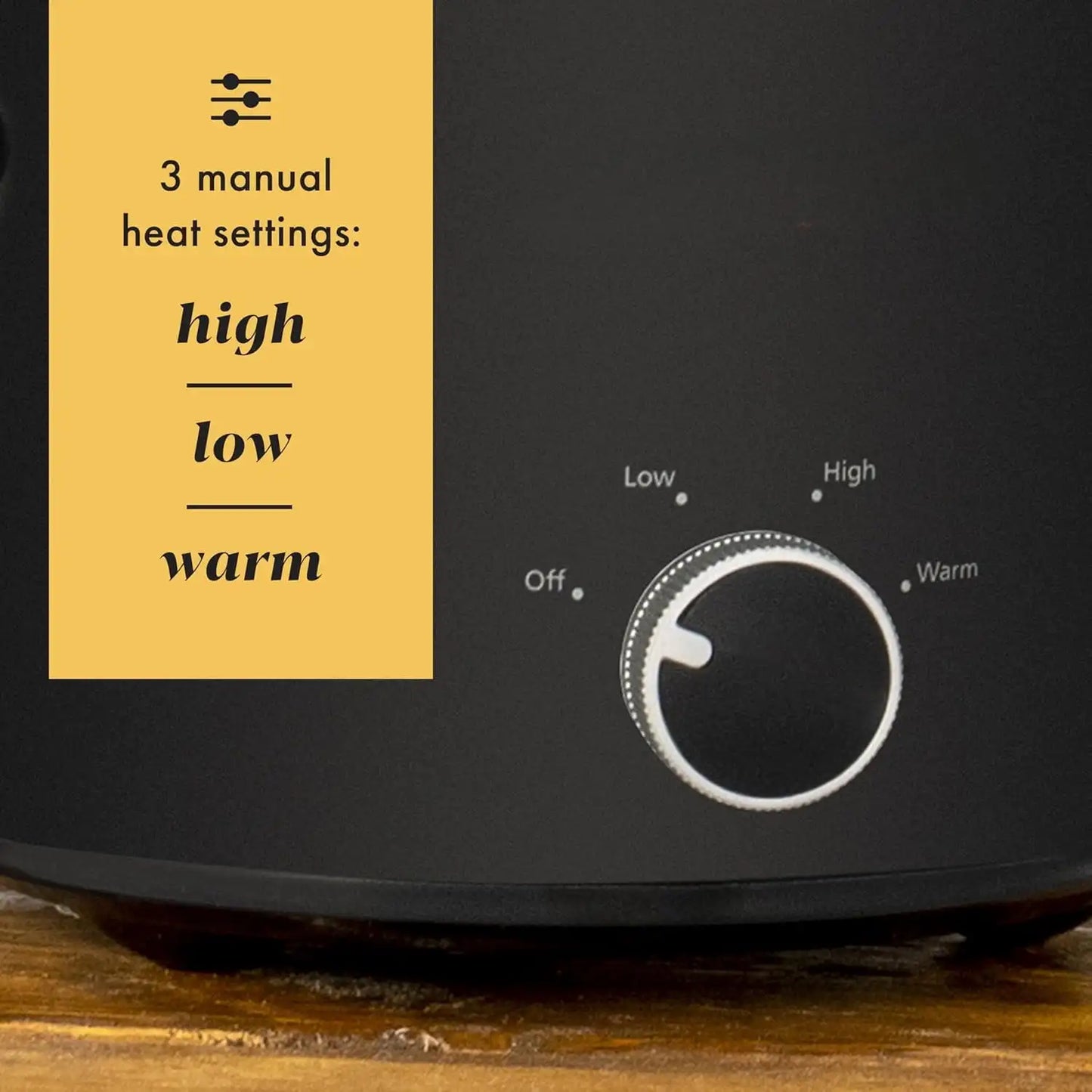 Iosn Slow Cooker 1 Quart Capacity Mechanical Timer Compact