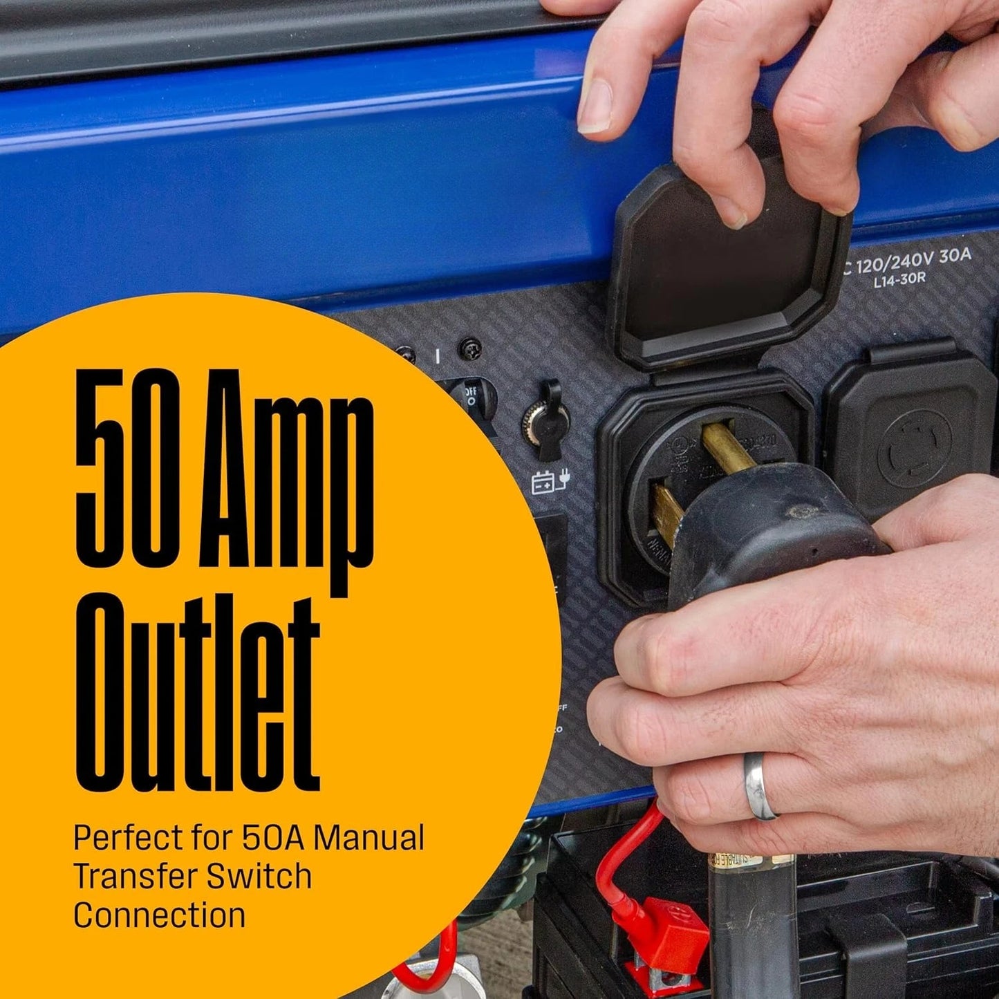 12500 Watt Dual Fuel Backup Portable Generator With Remote Start