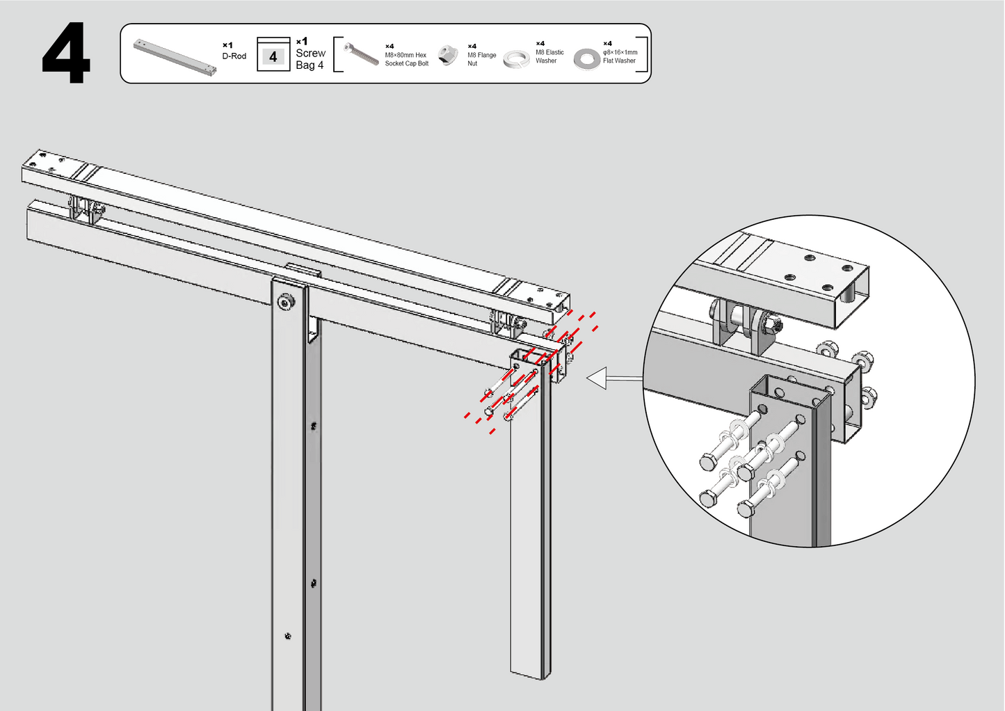 ECO-WORTHY Solar Panel Single Axis Tracking System With Controller