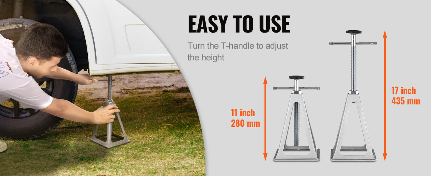 SucceBuy RV Stabilizer Jacks 6000 Lbs Aluminum Leveling System