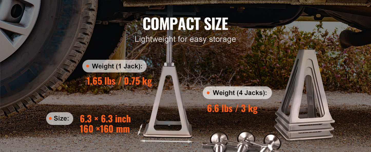 SucceBuy RV Stabilizer Jacks 6000 Lbs Aluminum Leveling System